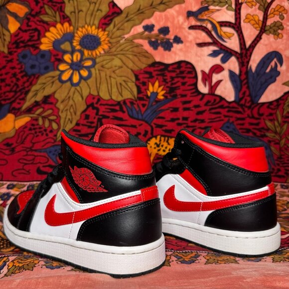 Red, White and Black Air Jordan 1 Nike’s - Picture 3 of 4